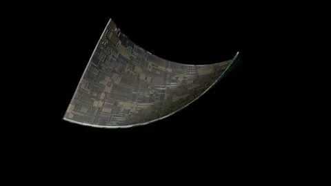 Papertronics. Paper electronics. 3d animation render Stock Footage 278447034