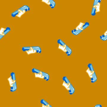 Paperwork document isometric icon seamless pattern Stockillustratie