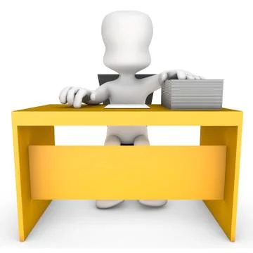 Paperwork Stock Illustration