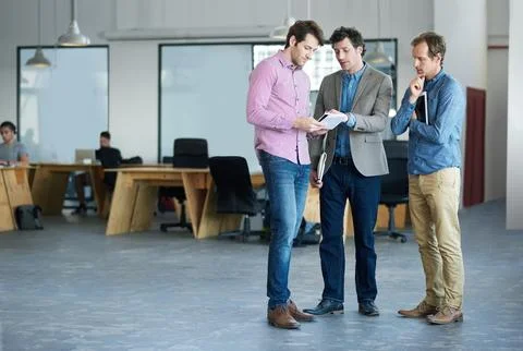 Paperwork, teamwork or business developers in meeting in group meeting for Foto stock