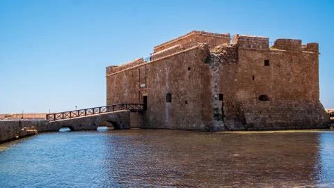 Paphos castle Stock Photos