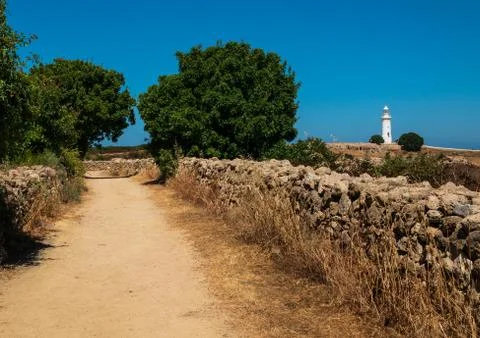 Paphos Lighthouse Stock Photos