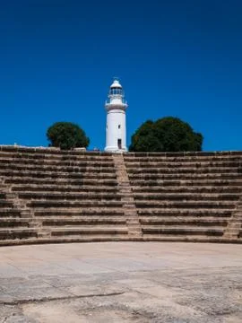 Paphos Lighthouse Stock Photos