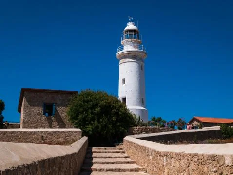 Paphos Lighthouse Stock Photos