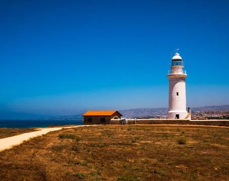 Paphos Lighthouse Stock Photos