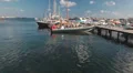 Paphos port with yachts and pleasure boats, Cyprus HD Footage