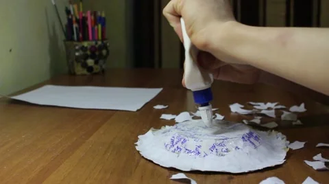 Papier-mache Vídeo Stock 46624461