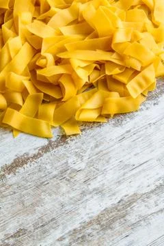 Pappardelle background Foto stock