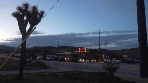 Pappy and Harriet's at Sunset Stock Footage 289787660