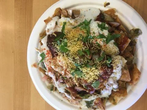 Papri chaat Stock Photos