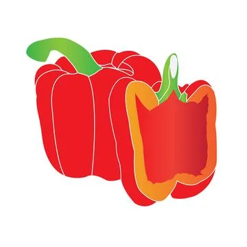 Paprika icon Stock Illustration