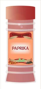 Paprika spice Stock-Illustration