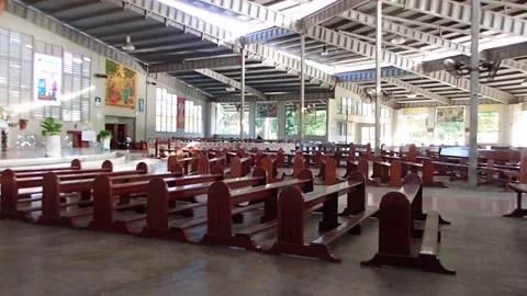 Papua New Guinea church in Rabaul Sacred... | Stock Video | Pond5