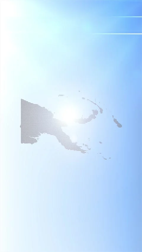 Papua New Guinea Map Opener Stock Footage 276973352