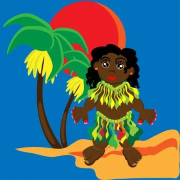 Papuans Stock Illustration