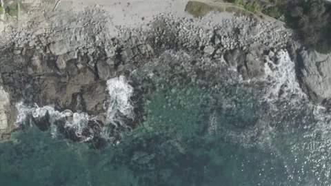 Papudo Waves Stock Footage 165850374