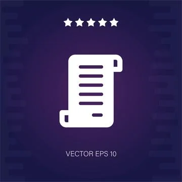 Papyrus  icon Stock Illustration