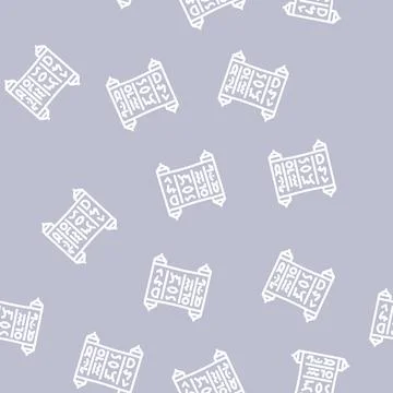 Papyrus paper list line vector seamless pattern イラスト素材