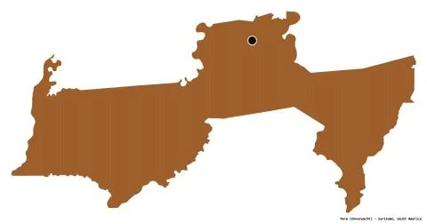 Para, district of Suriname, on white. Pattern Stock Illustration