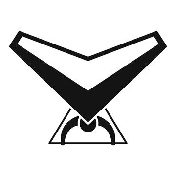 Para glider icon simple vector. Air fly Stock Illustration