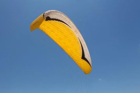 Para-gliding flight. Fotos Stock