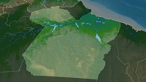 Para - state of Brazil. Physical Vidéo 112217290