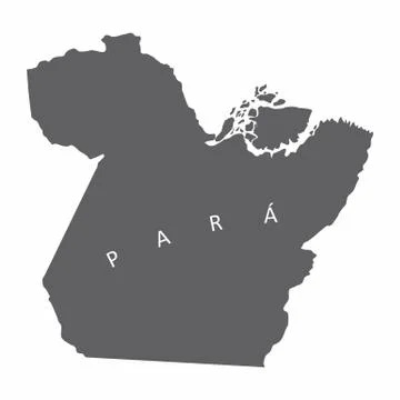 Para State map Stock Illustration