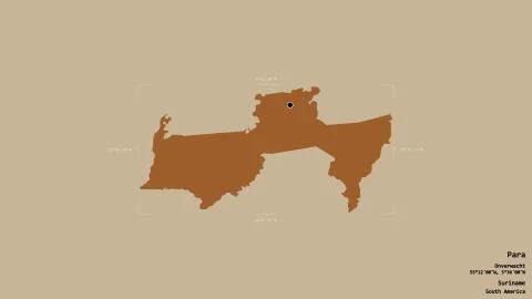 Para - Suriname. Bounding box. Pattern イラスト素材
