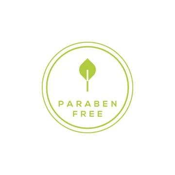 Paraben free logo vector design template Ilustración de archivo