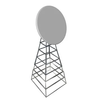Parabolic antenna Stock Illustration