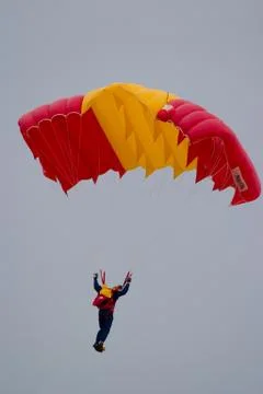 Paracaidistas - parachutists Stock Photos