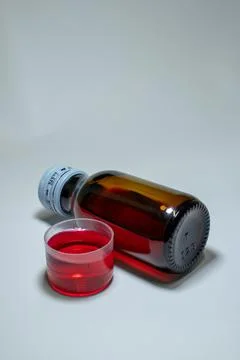 Paracetamol syrup Stock Photos