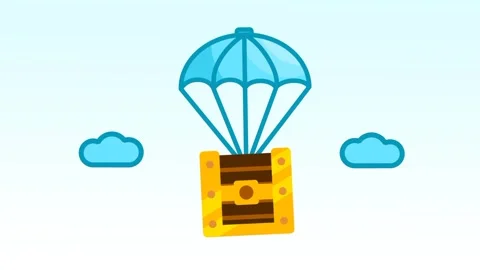 Parachute Box Stock Footage 335671521