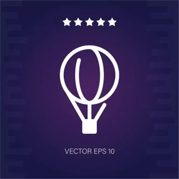 Parachute box vector icon 스톡 일러스트