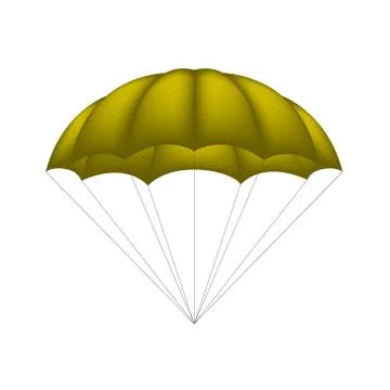 Parachute in brown design Illustrazione stock