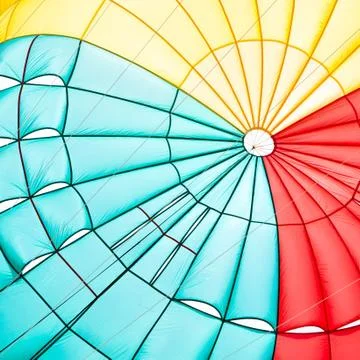 Parachute canopy close-up Fotos de archivo