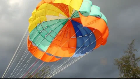 Parachute close up 스톡 동영상 10790620