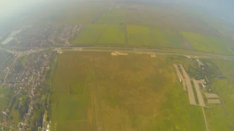 Parachute flying Stock Footage 33376712