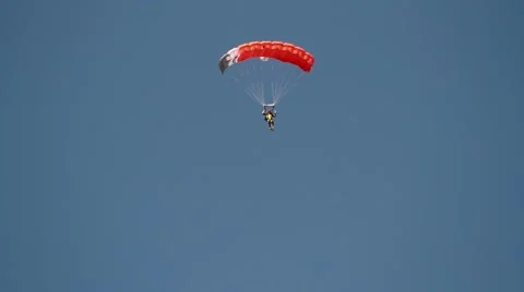 Parachute flying 스톡 동영상 49759845