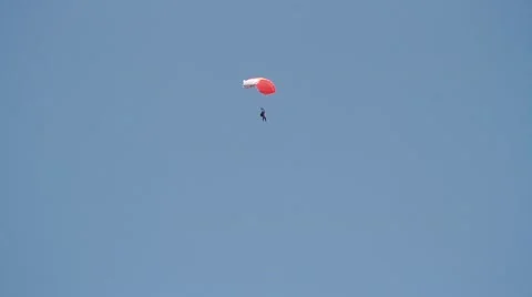 Parachute flying Stock-Footage 49760960