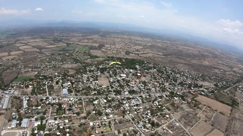 Parachute is flying Stock Footage 242298148
