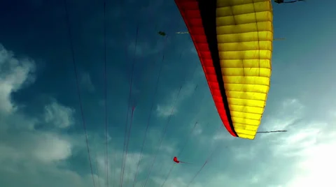 Parachute Stock Footage 27689111