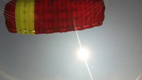A parachute Video stock 241865357