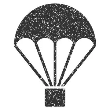 Parachute Grainy Texture Icon 库存插图