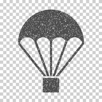 Parachute Grainy Texture Icon Illustrazione stock