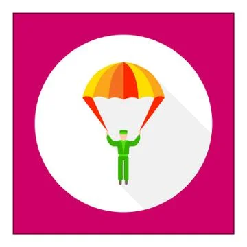 Parachute icon Stock Illustration