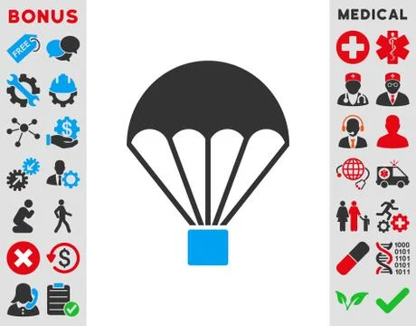 Parachute Icon イラスト素材
