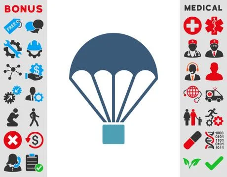 Parachute Icon イラスト素材