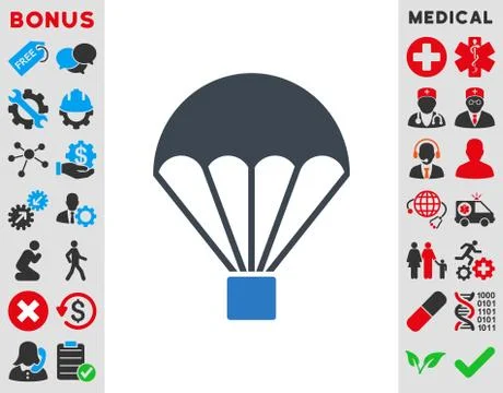 Parachute Icon イラスト素材