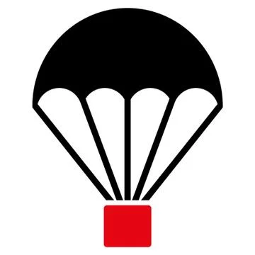 Parachute Icon Ilustración de archivo